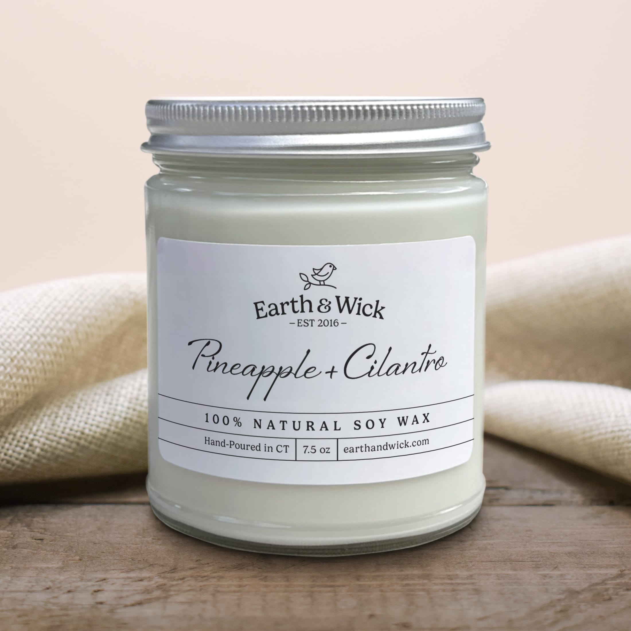 Pineapple and Cilantro 100% soy wax candle 7 Pineapple and Cilantro 100% soy wax candle - Image 7