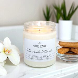 Palo Santo and Patchouli candle