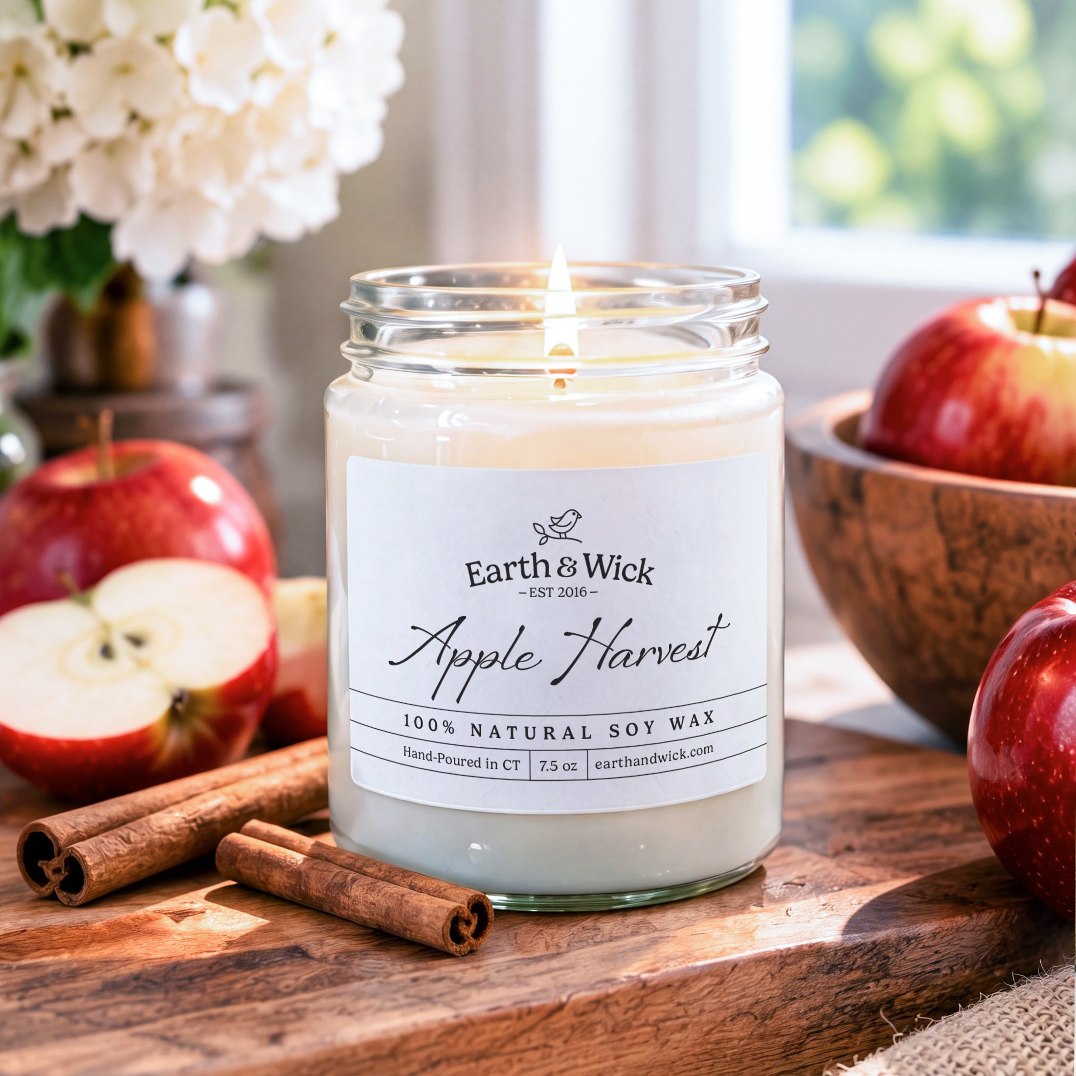 Apple Harvest 100% soy wax candle 4 Apple Harvest 100% soy wax candle - Image 4